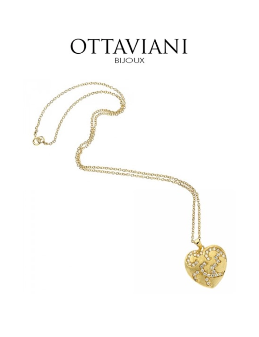 Ottaviani - Ottaviani Colar Heart Gold