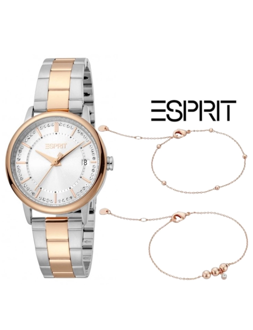 imagem de Esprit Conjunto Relógio +  Pulseiras ESLM1