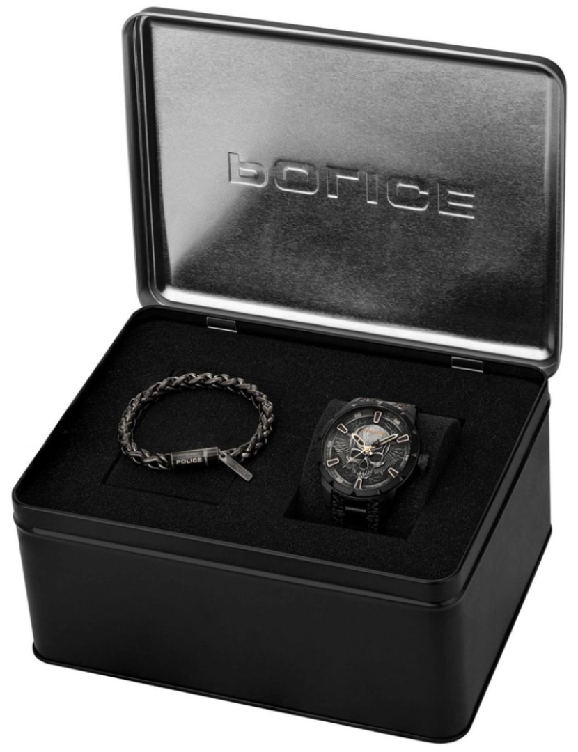 imagem de Conjunto PoliceRelógio + Pulseira STF FWXMAS SET3