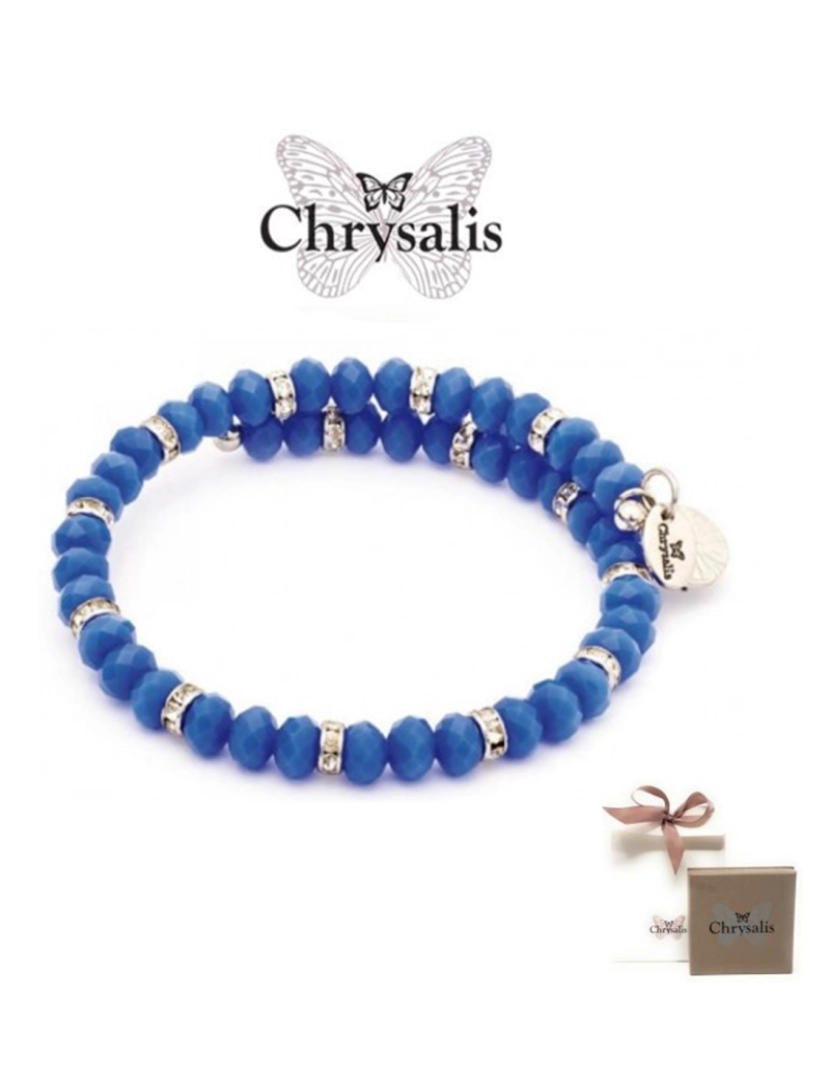 imagem de Pulseira Chrysalis Gaia Spring Blue   Tamanho Adaptável1