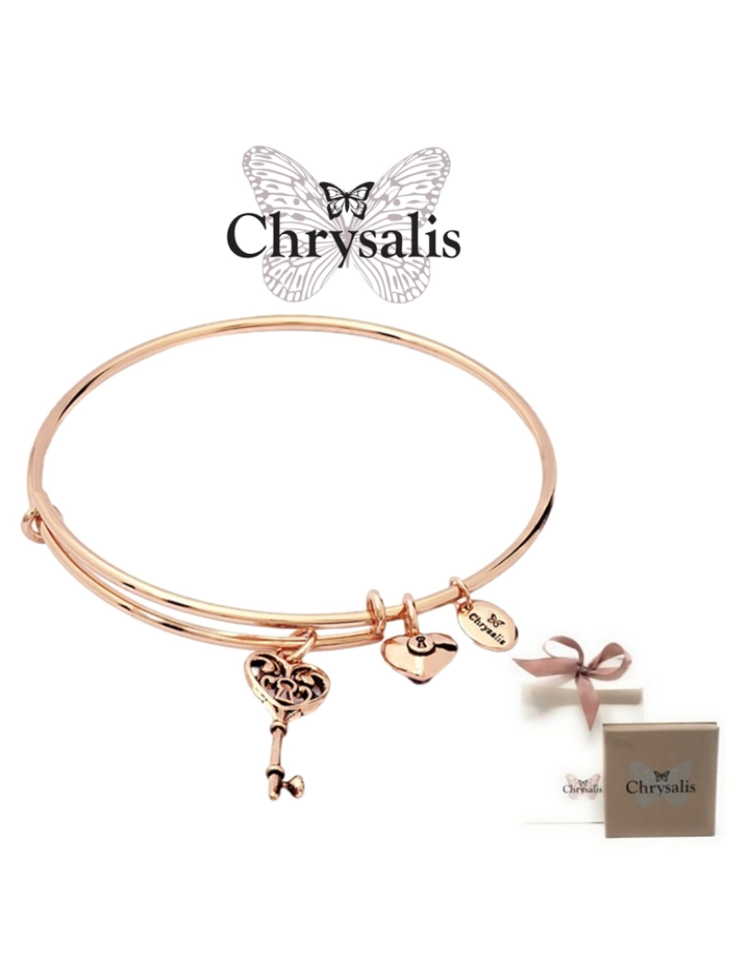 imagem de Pulseira Chrysalis Key of Life   Rose Gold  Tamanho Adaptável1