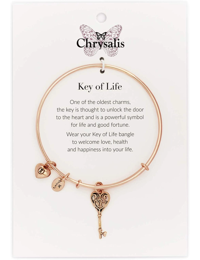 imagem de Pulseira Chrysalis Key of Life   Rose Gold  Tamanho Adaptável3