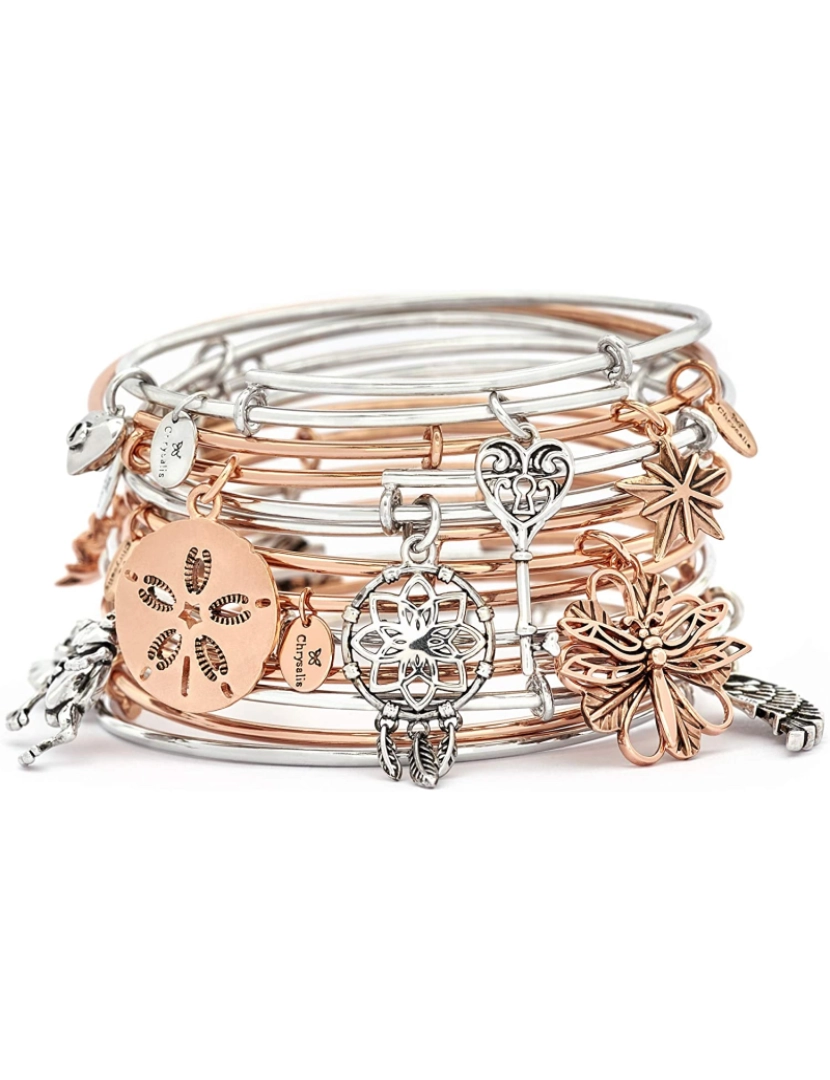 imagem de Pulseira Chrysalis Key of Life   Rose Gold  Tamanho Adaptável4