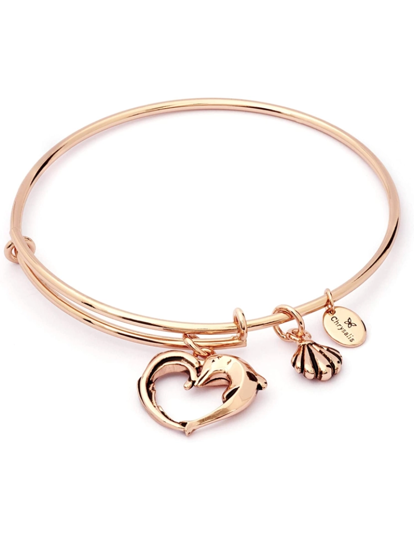 imagem de Pulseira Chrysalis Aphrodites Heart   Rose Gold  Tamanho Adaptável2