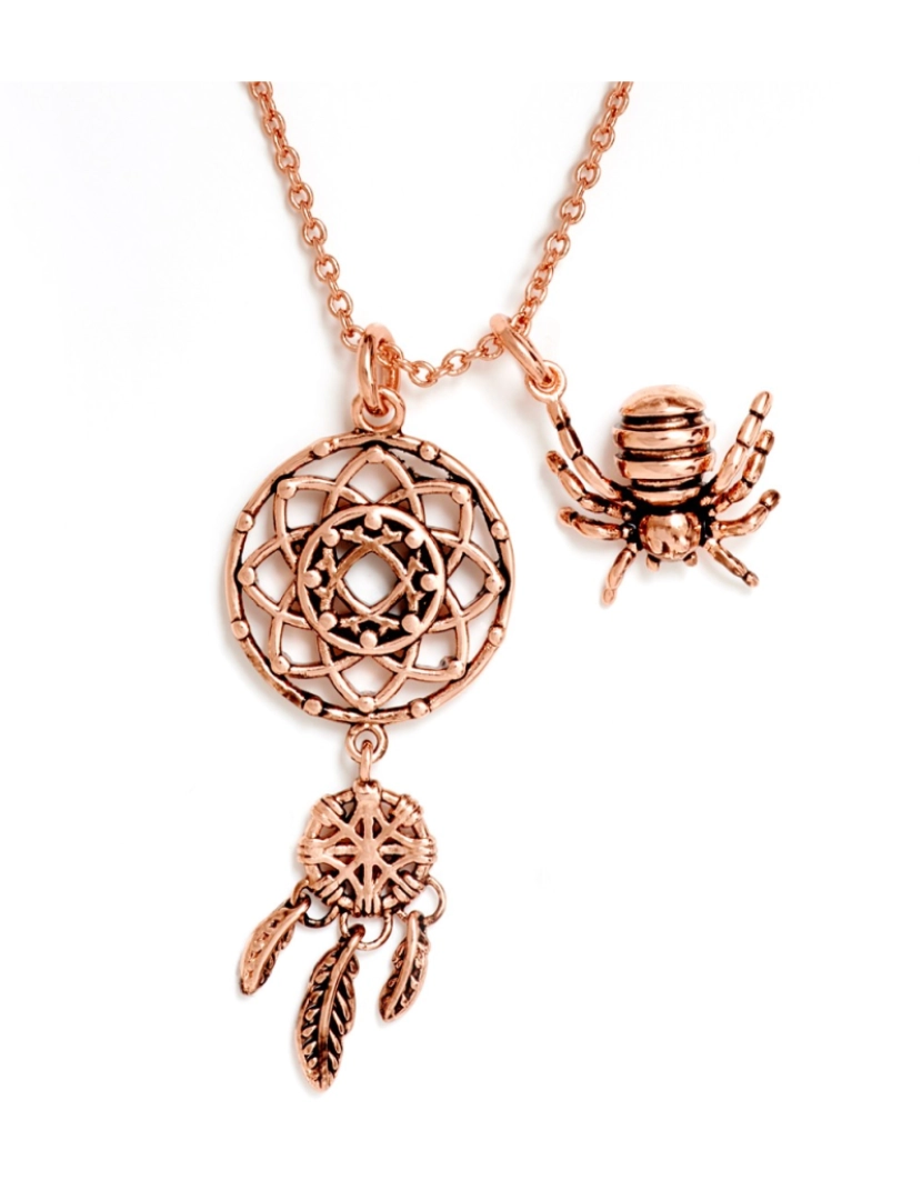 imagem de Colar Chrysalis Dream Catcher  Rosa Gold2