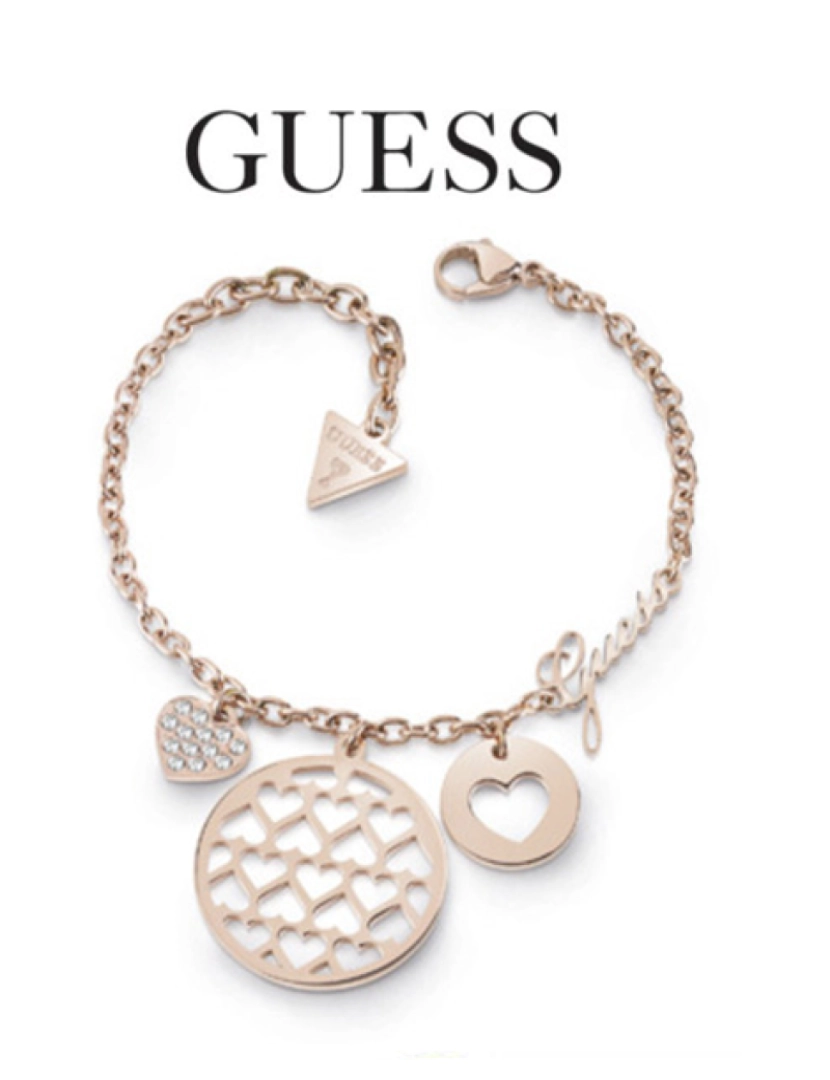 imagem de Guess Pulseira UBBS  Rose Gold1