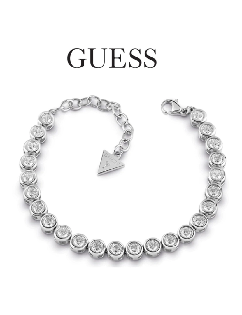 imagem de Guess Pulseira UBB  Com Cristais Swarovski  Prateado1