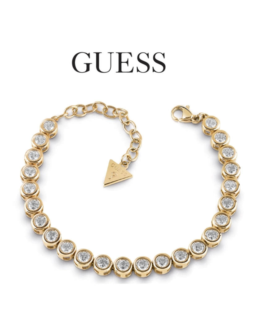 imagem de Guess Pulseira UBB  Com Cristais Swarovski  Dourado1