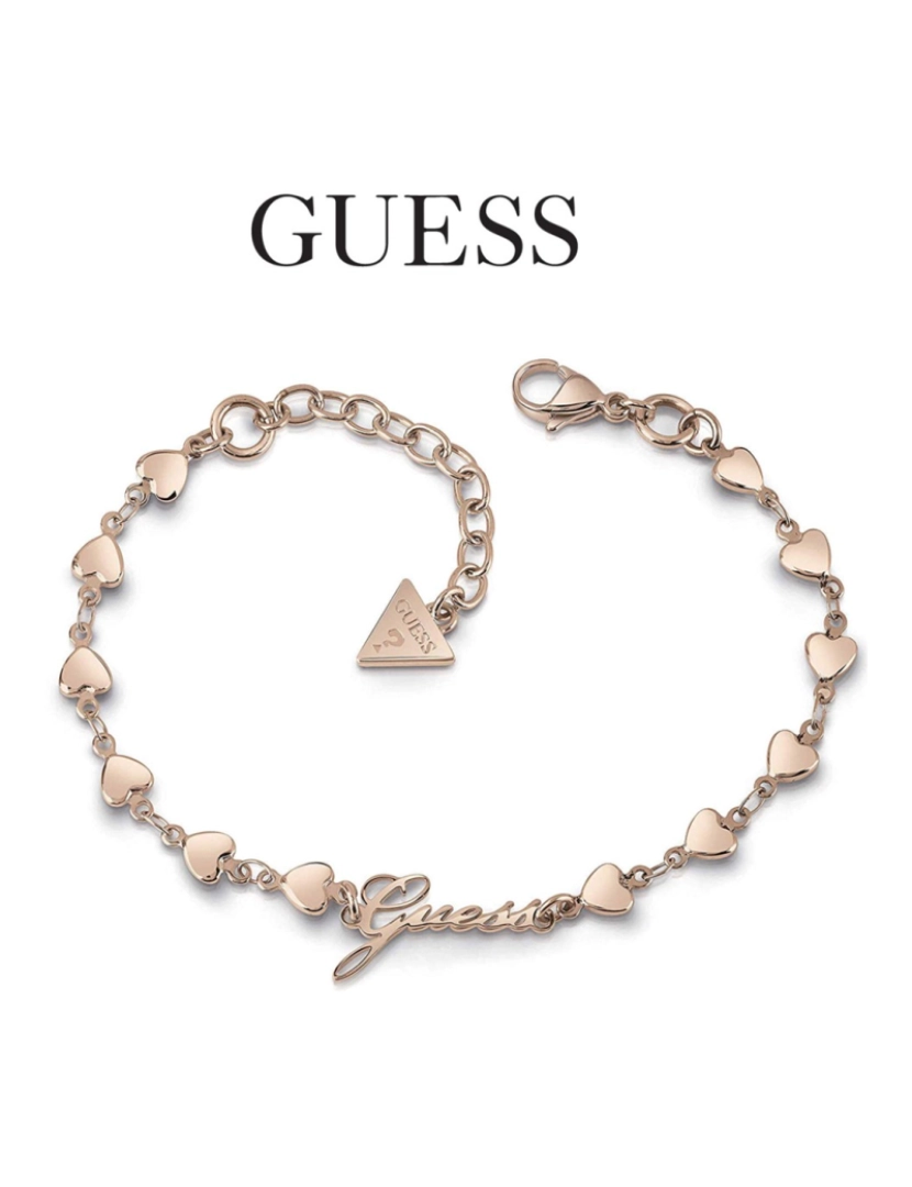 imagem de Guess Pulseira UBBL  Rosa Gold1