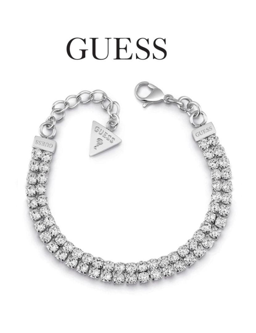 imagem de Guess Pulseira UBBL  Com Cristais Swarovski  Prateado1