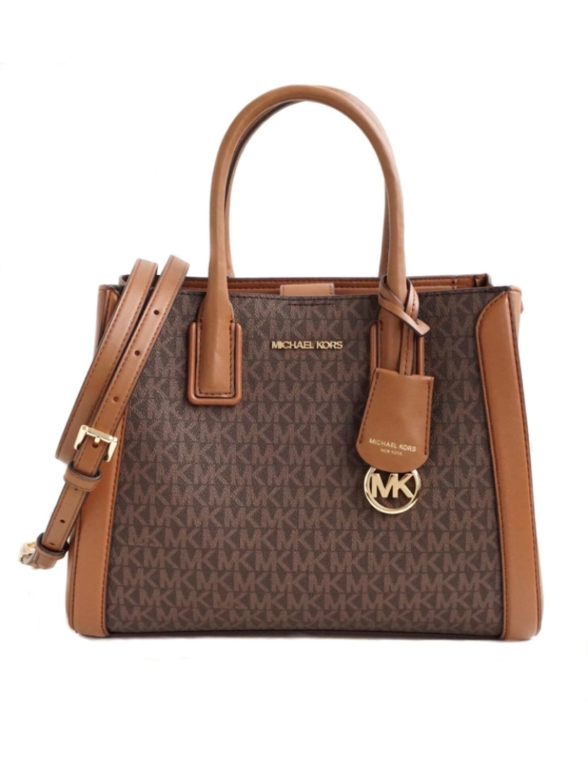 imagem de Michael Kors Conjunto 2 Em 1 Mala de Ombro + Bolsa Ipad 35S2G6KS6B7