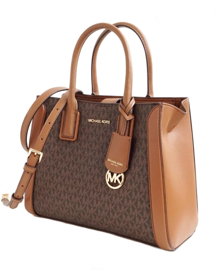 imagem de Michael Kors Conjunto 2 Em 1 Mala de Ombro + Bolsa Ipad 35S2G6KS6B8