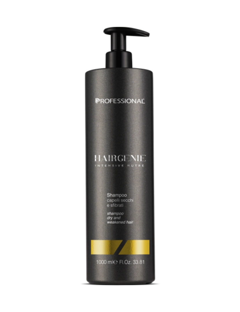 Professional Hair Care - Shampoo Intensive Nutre Hairgenie Professional 1000 ml