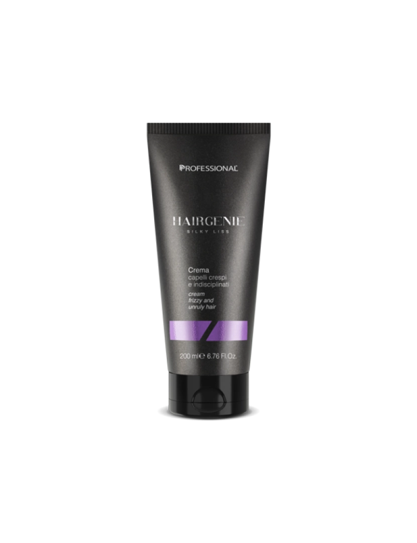 Professional Hair Care - Creme Cabelos Indisciplinados Silky Liss Hairgenie Professional 200 ml