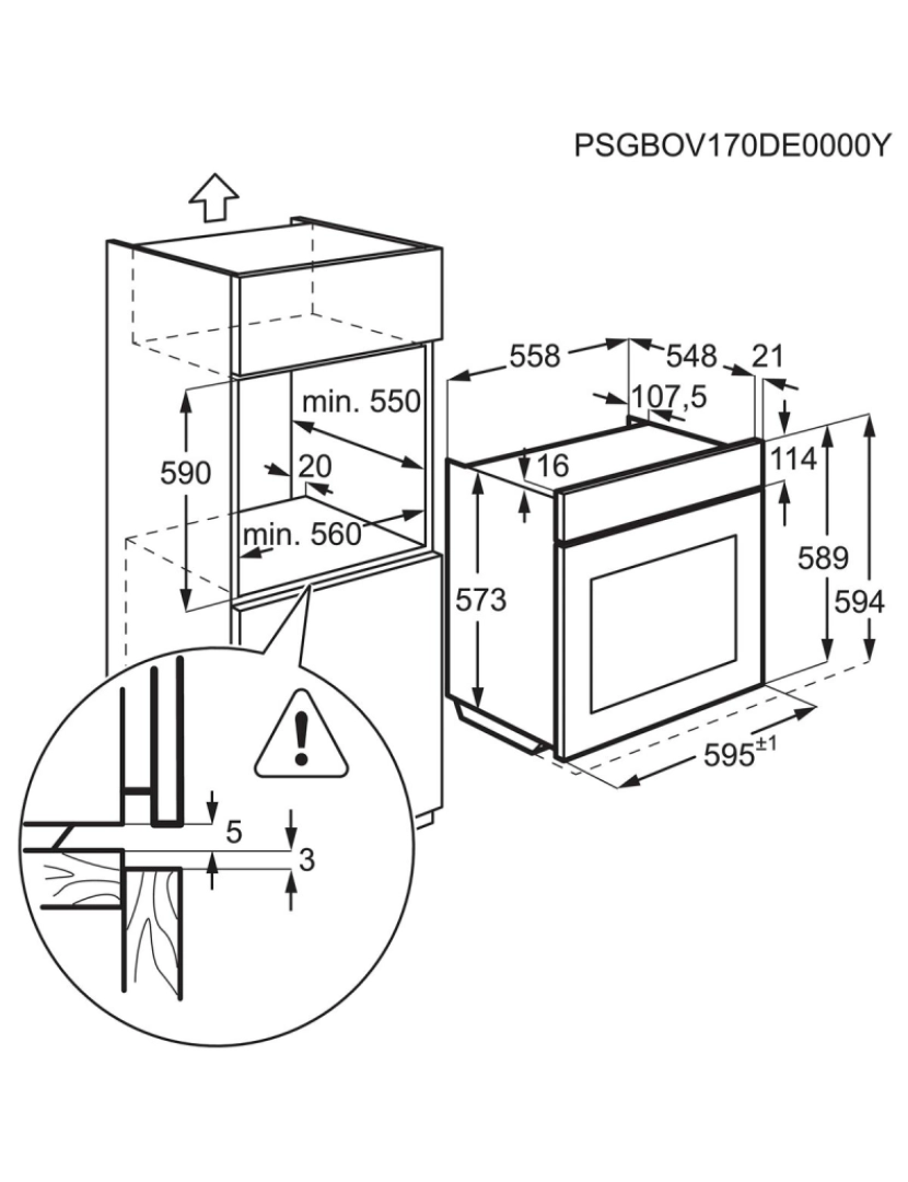 imagem de Forno Multifunções AEG BES331111M 72 L LCD 2780W 72 L2