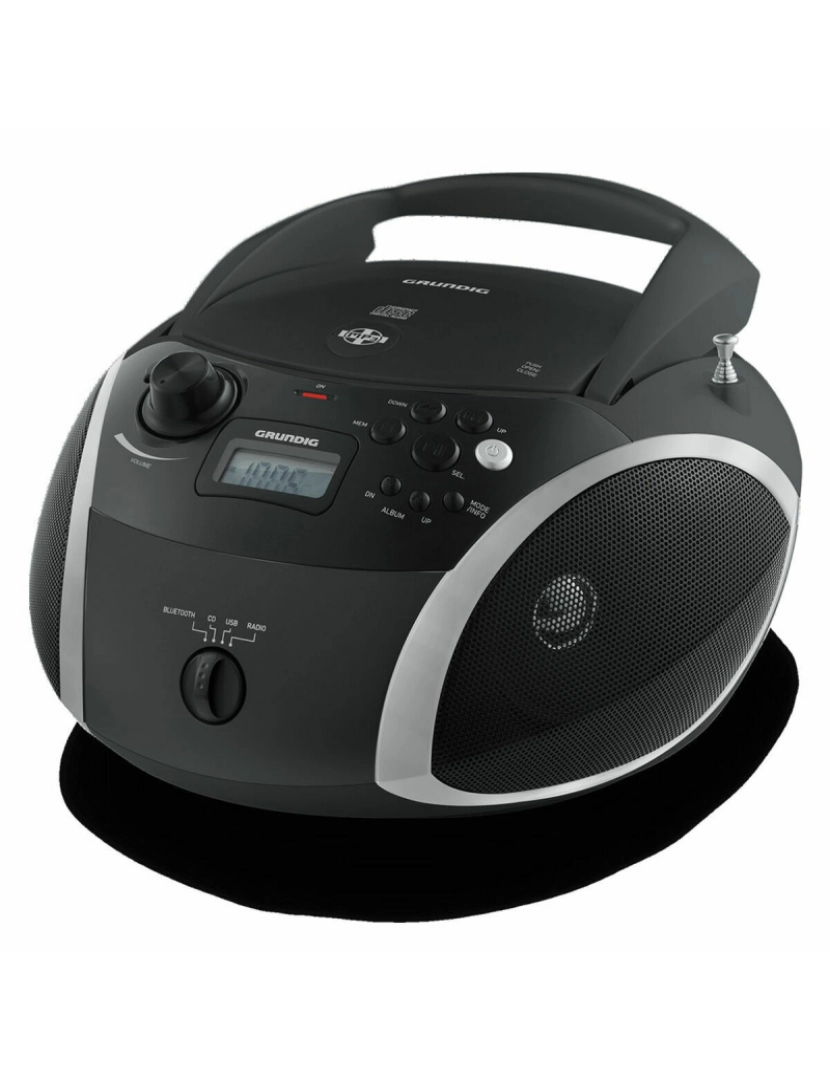 imagem de Rádio CD Bluetooth MP3 Grundig 4013833034872 Preto Preto/Cinzento1