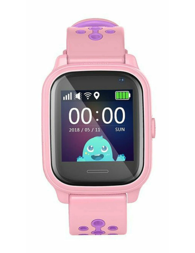 Leotec - Smartwatch KIDS ALLO GPS 1,3´´ Cor de Rosa Aço