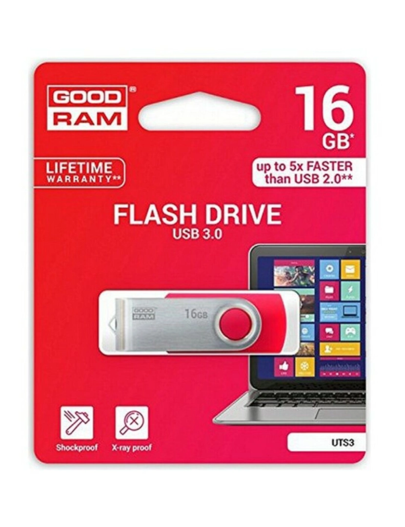 imagem de Pendrive GoodRam UTS3 USB 3.1 Preto4