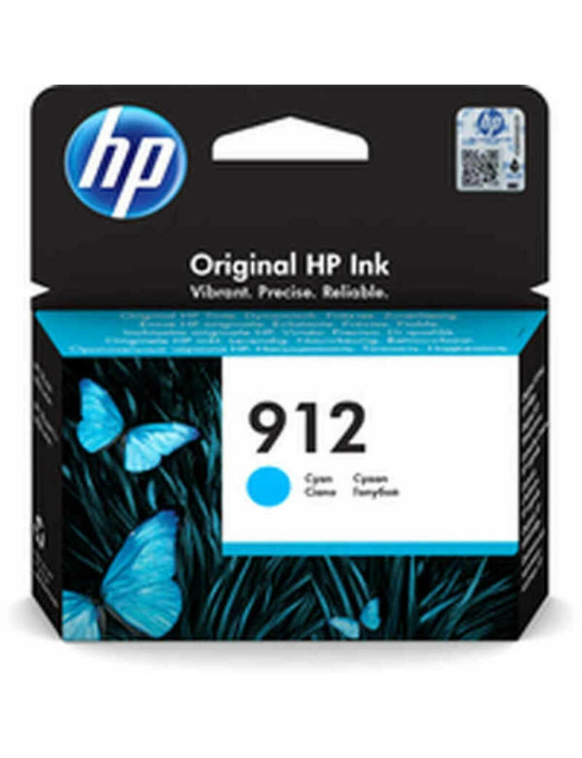 HP - Tinteiro de Tinta Original HP 912 2,93 ml-8,29 ml Ciano