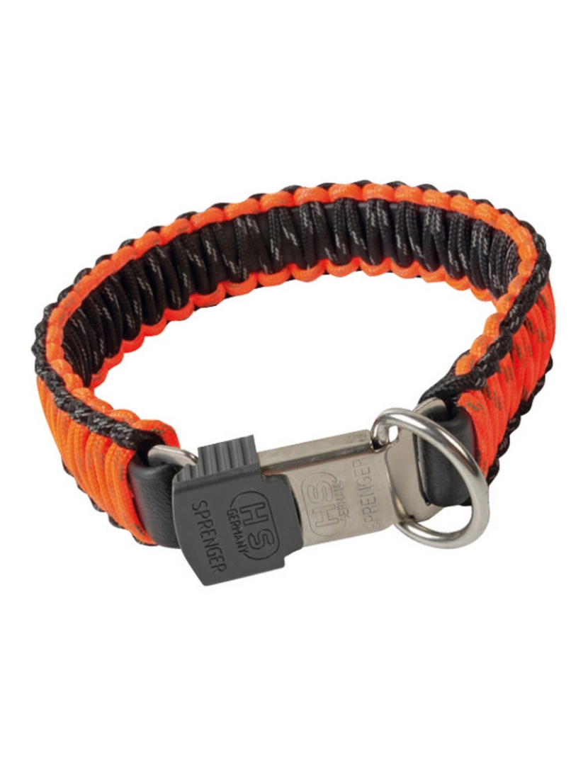 imagem de Coleira para Cães Hs Sprenger PARACORD 1,9 x 40 cm Laranja1