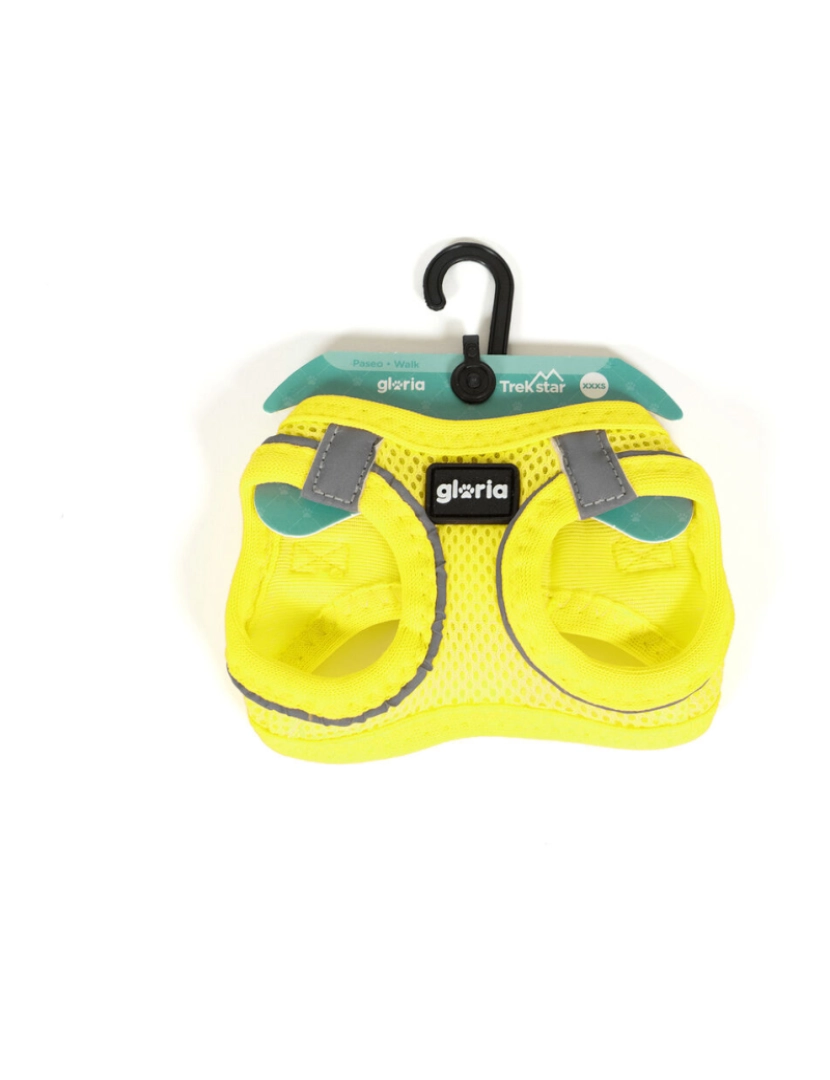 Gloria - Arnês para Cães Gloria Trek Star 32,8-35,4 cm 45-47 cm Amarelo M