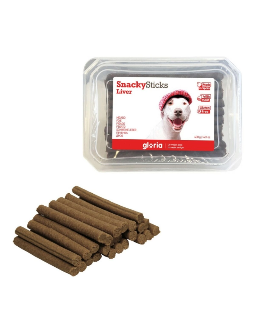 Gloria - Snack para cães Gloria Snackys Sticks Fígado (350 g)