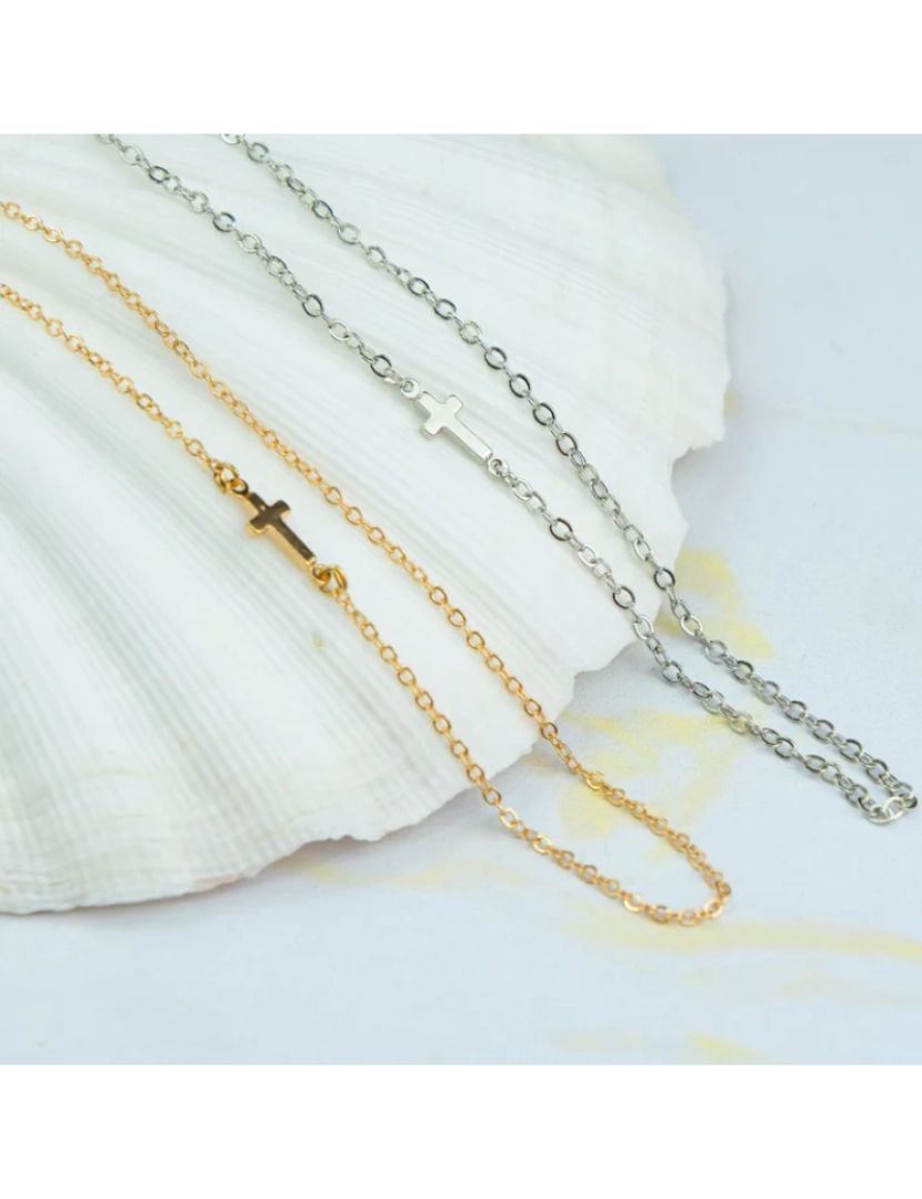 The Colourful Aura - Prata e ouro espumante danty borboleta minimalista pingente colar
