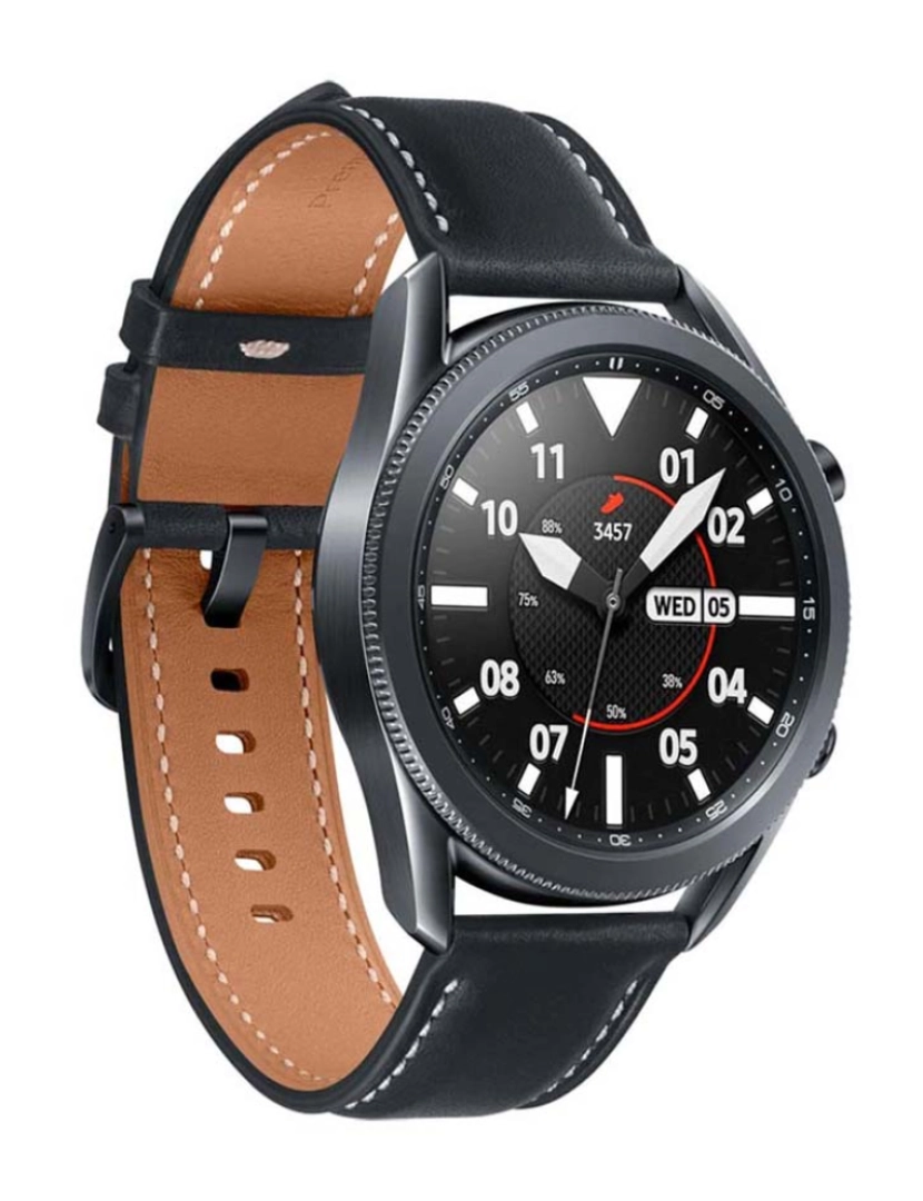 Samsung - Samsung Galaxy Watch3 45mm BT R840 Black-Black