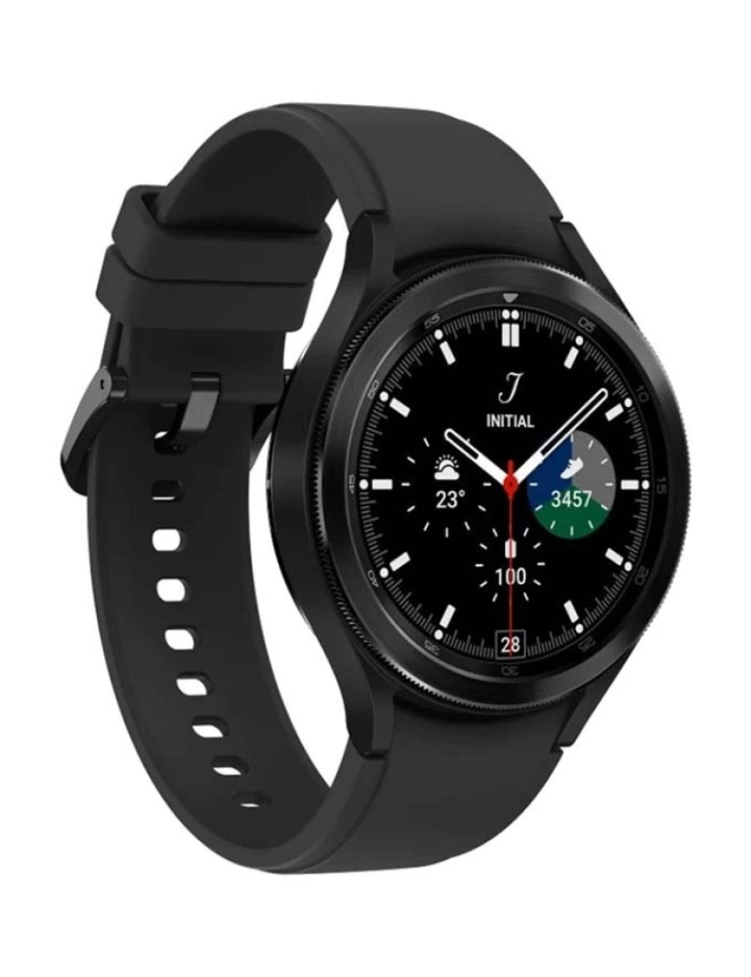 Samsung - Samsung Galaxy Watch4 Classic 46mm BT R890X LDU Black-Black