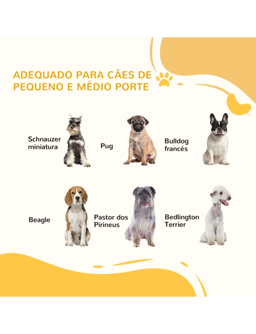 imagem de Parque para Cães 120x107x70cm cor branco D06-196V00WT4