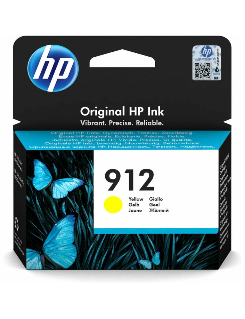 HP - Tinteiro de Tinta Original HP 3YL79AE Amarelo