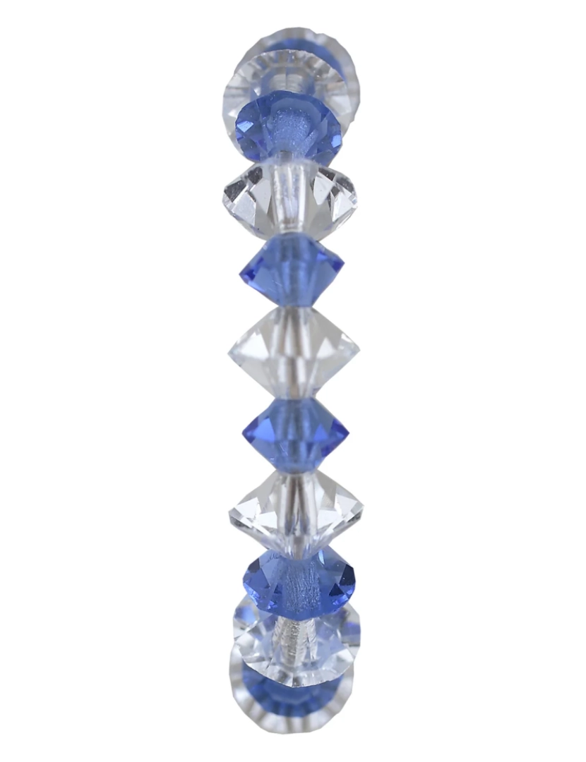 imagem de Brinco De Argola Creolla Azul Espacial Cristal2