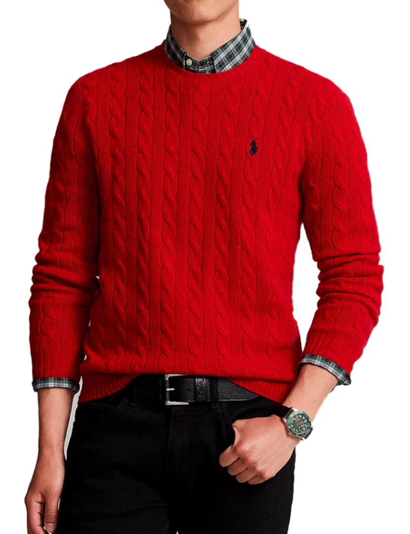 Ralph Lauren - Camisola Homem Vermelho