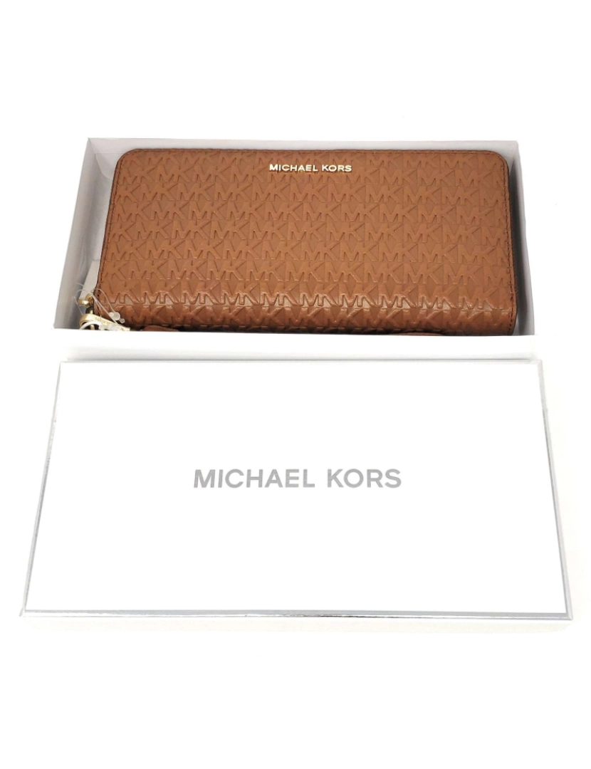 imagem de Michael Kors Carteira Luggage Brow Jet Set / Box Gift5