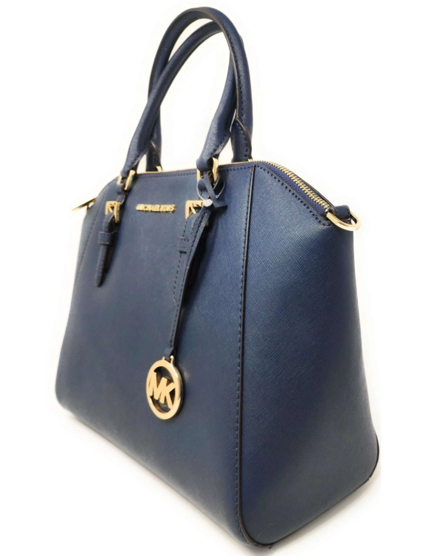 imagem de Michael Kors Ciara Navy Logo Dourado2