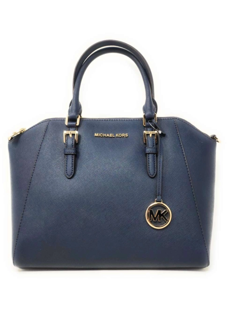 imagem de Michael Kors Ciara Navy Logo Dourado3