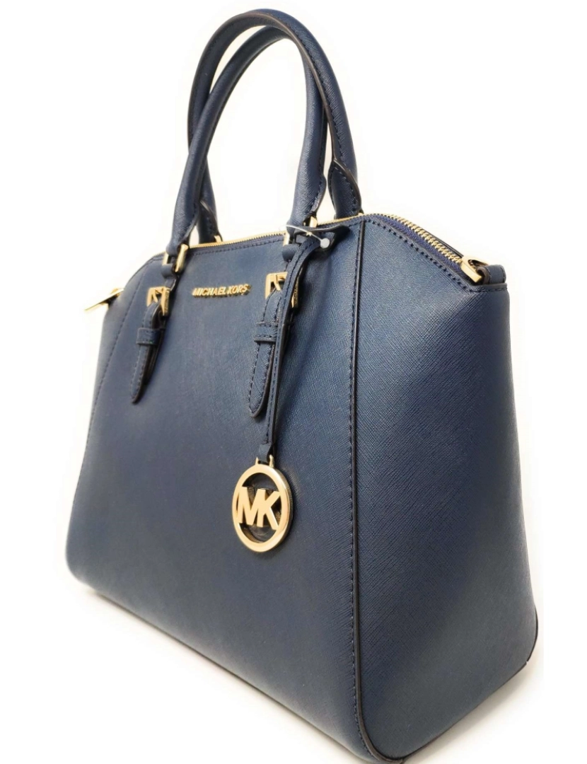 imagem de Michael Kors Ciara Navy Logo Dourado5