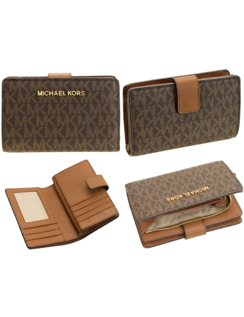 imagem de Michael Kors Carteira Jet Set Travel Brown  3