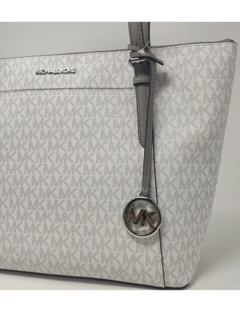 imagem de Michael Kors Lgtztote Bright White  3