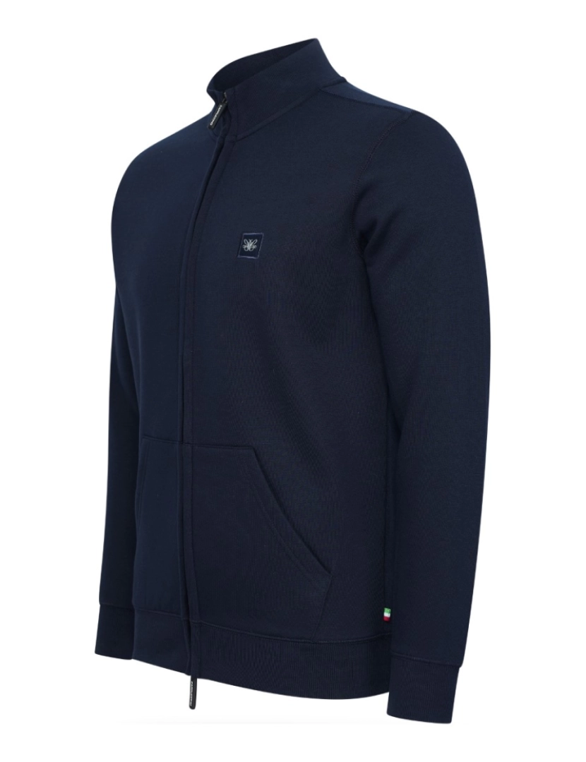 imagem de Cappuccino Italia Fleece Zip Jack Azul1