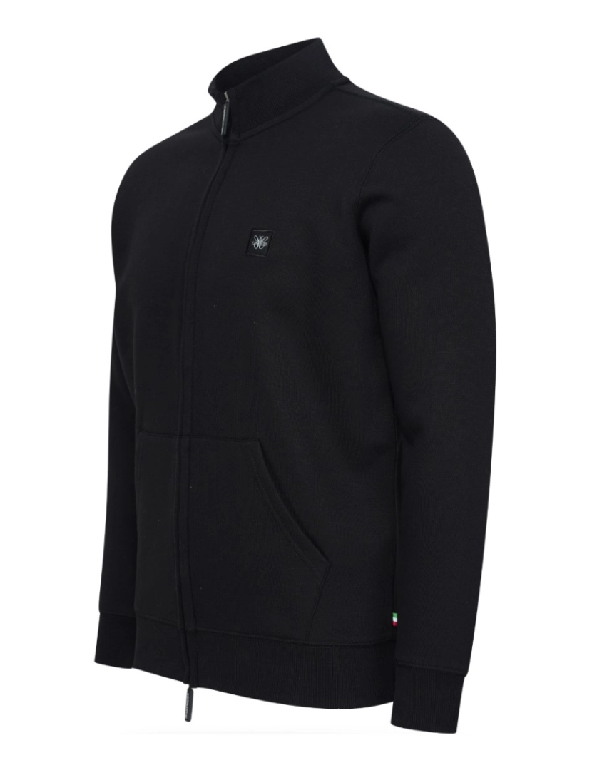 imagem de Cappuccino Italia Fleece Zip Jack Negro1