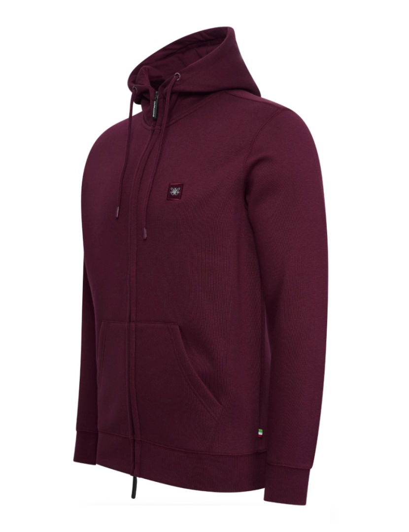 imagem de Cappuccino Italia Fleece Zip Hood Vermelho1