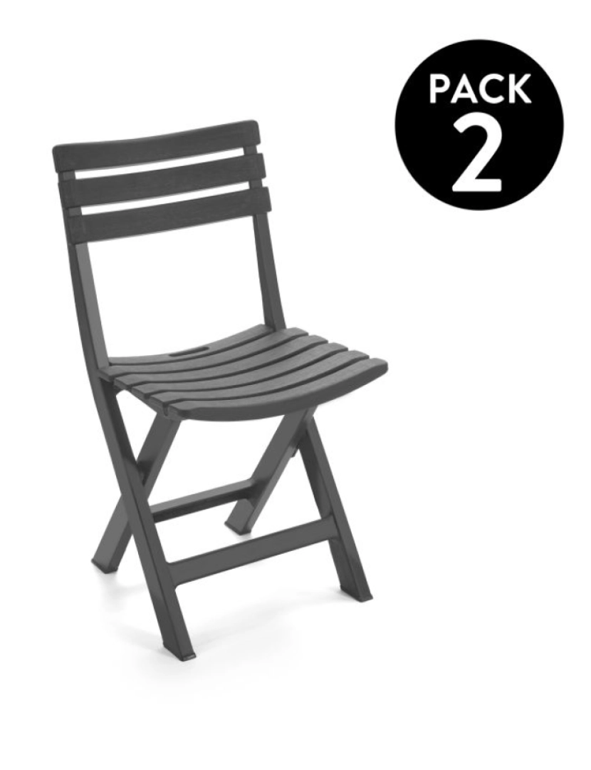 Duehome - Pack 2 cadeiras de exterior Hoku