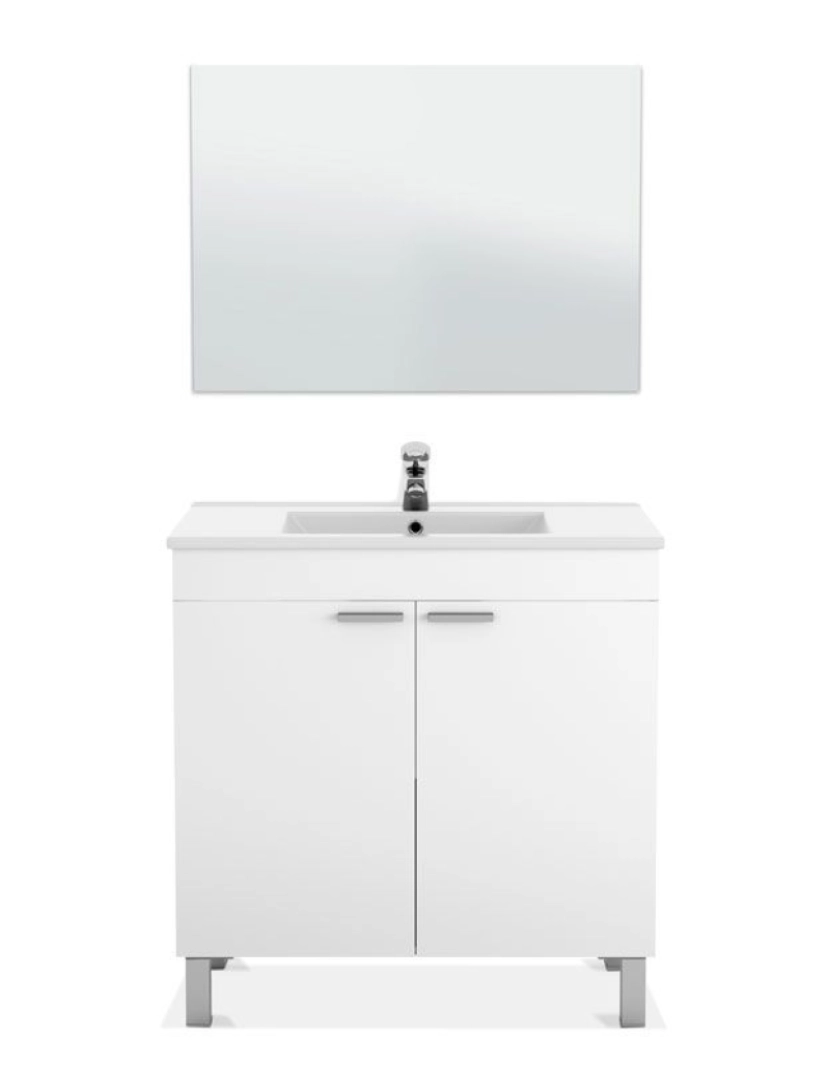 Duehome - Móveis de casa de banho com espelho LC1 80