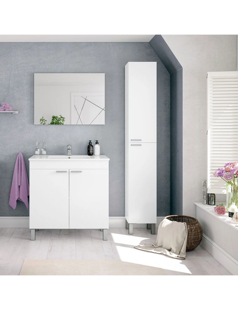 imagem de Móveis de casa de banho com espelho LC1 804
