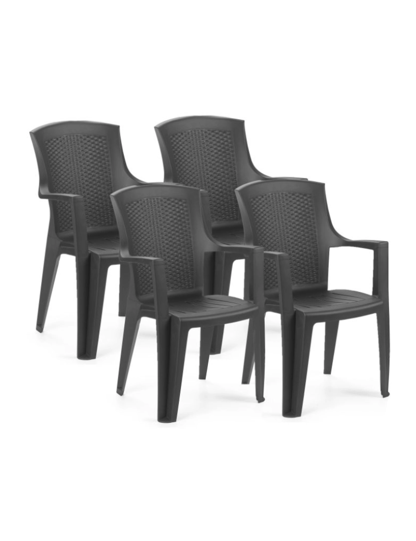 imagem de Conjunto de 4 cadeiras de exterior Pacific2