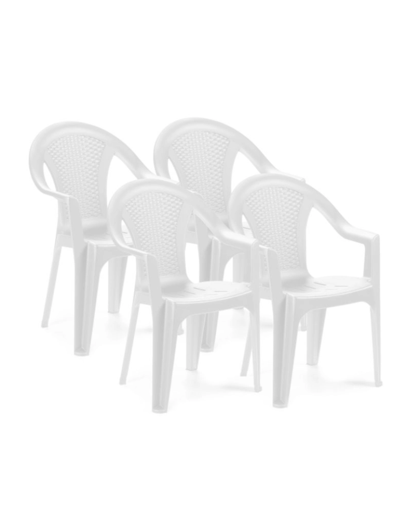 imagem de Conjunto de 4 cadeiras de exterior Coral2