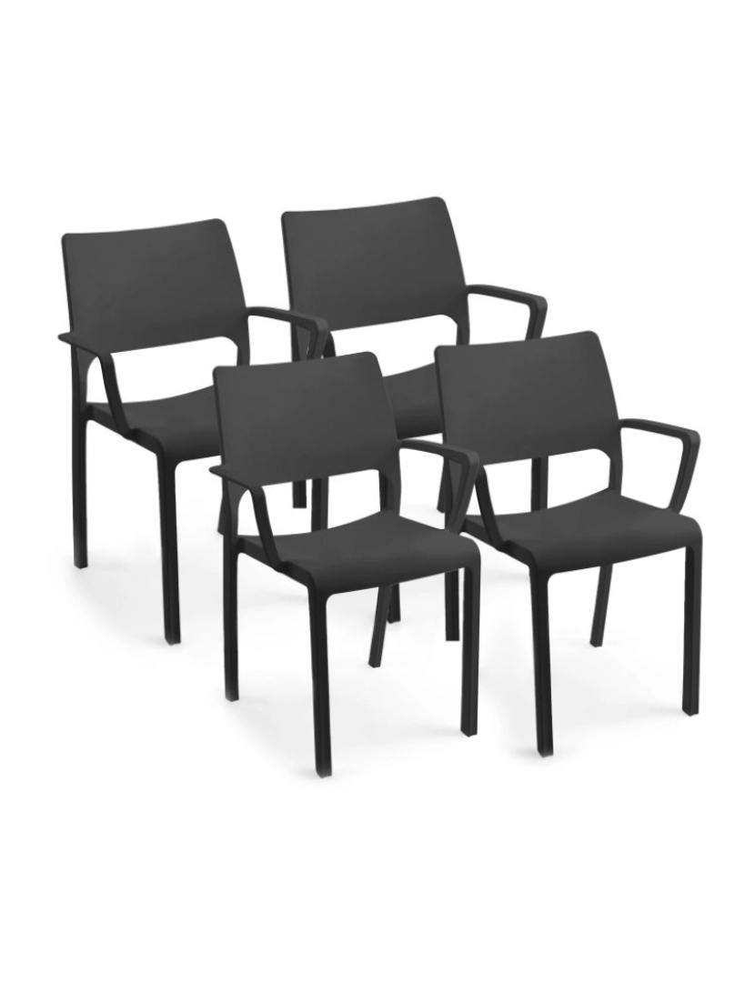 imagem de Conjunto de 4 cadeiras de exterior Ocean2