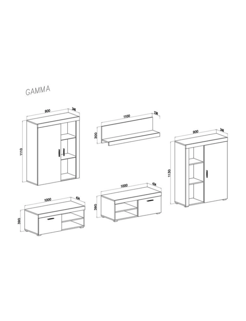 imagem de Mobiliário de sala de estar Gamma4