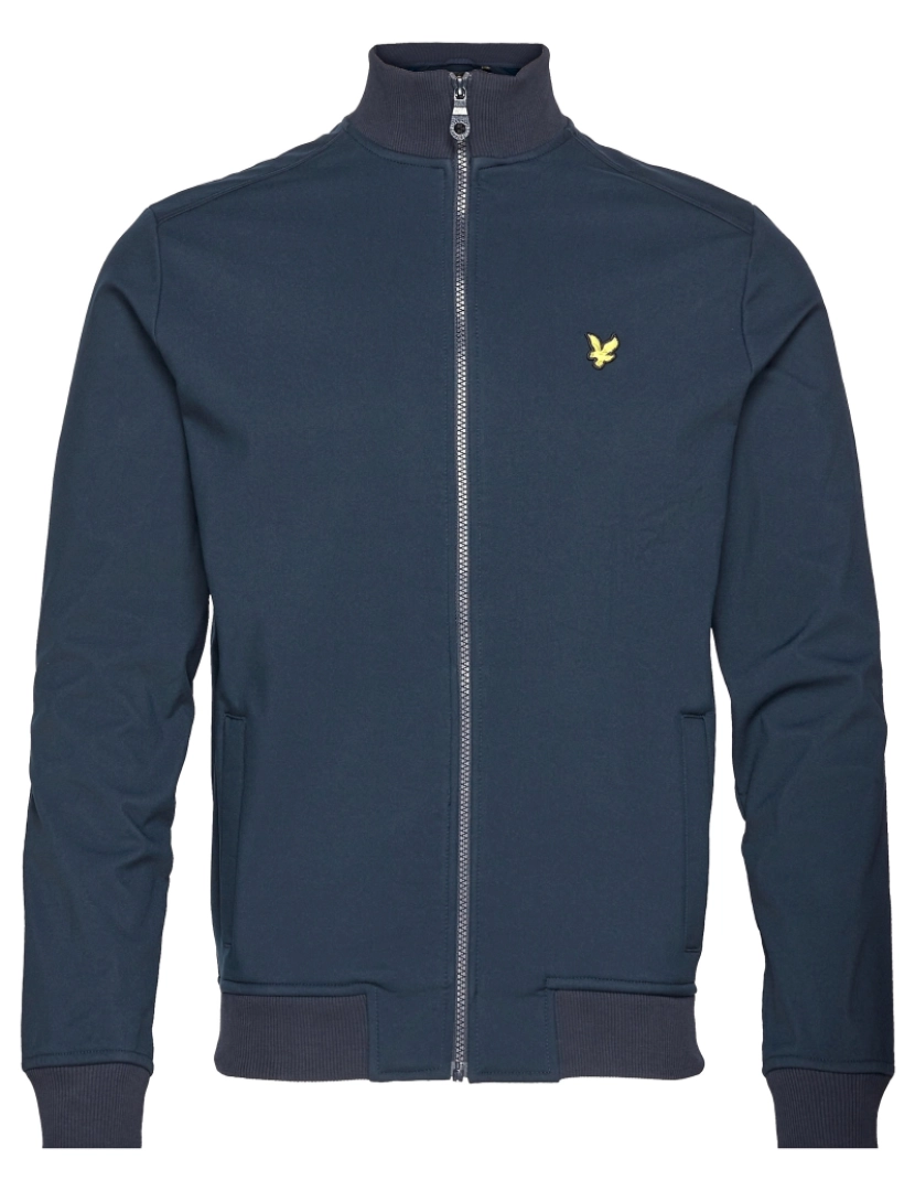 imagem de Lyle & Scott Softshell Funnel Neck Jacket Azul1